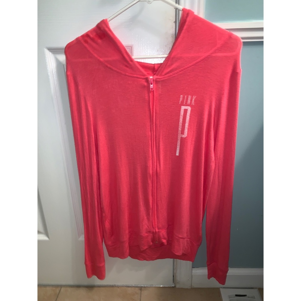 PINK zip up sweatshirt